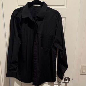 Foxcroft Women's Black Button Down Shirt